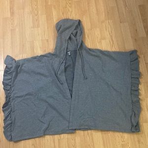 Aerie Ruffle Flyaway Hoodie